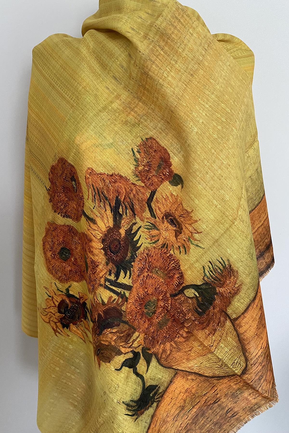 Sunflower Sarılı Şal 