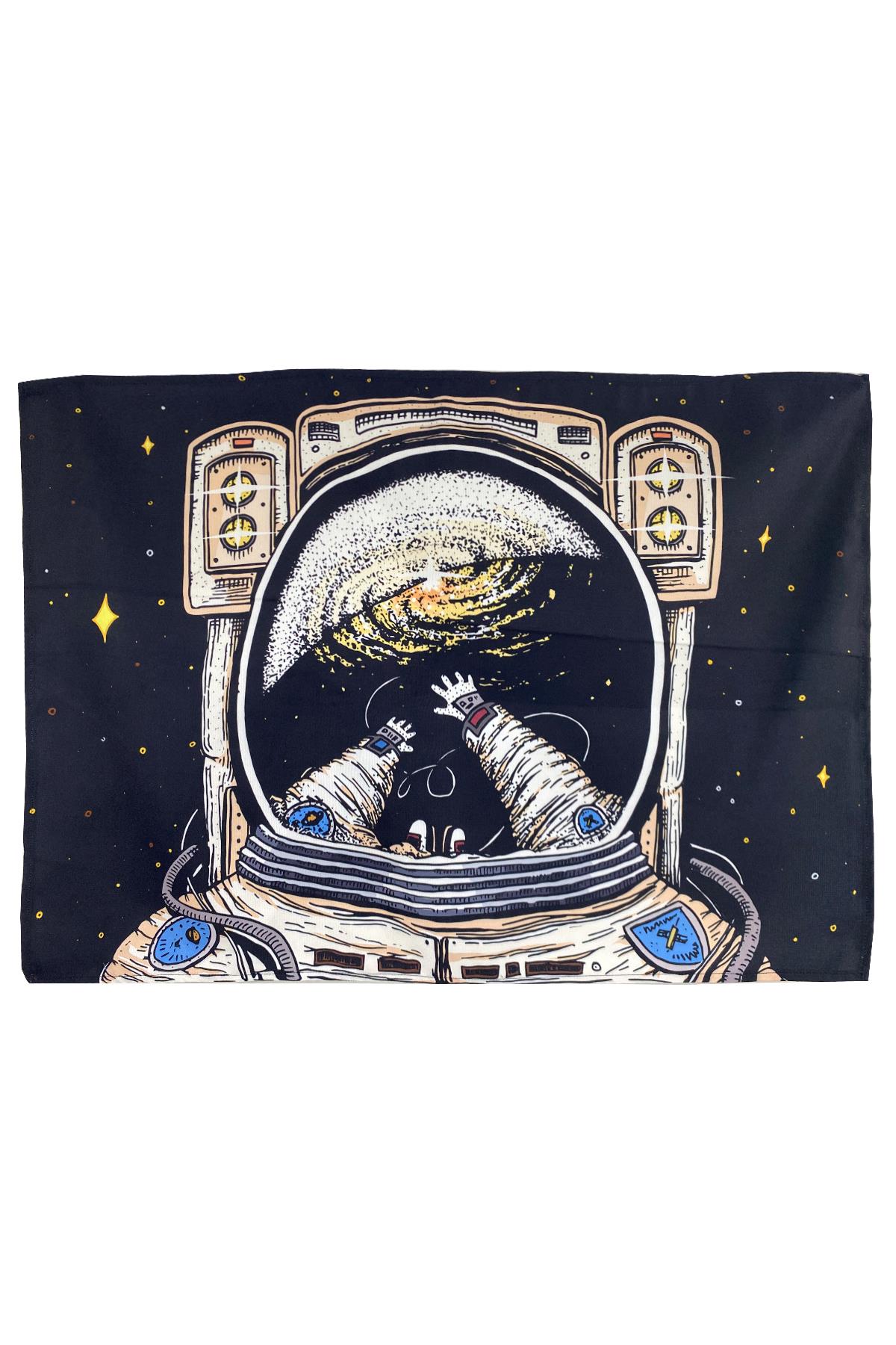 Astronot Selfie Duvar Halısı 